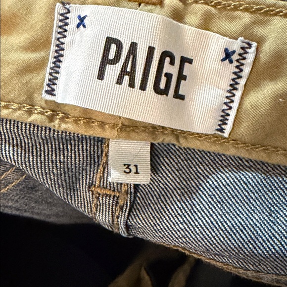 PAIGE Skyline Ankle Peg Jeans Size 31 Dark Wash Excellent Condition No Flaws - Picture 3 of 5